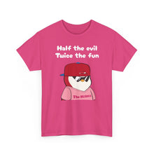 Load image into Gallery viewer, Half the Evil - Pudgy Penguins - Unisex Heavy Cotton Tee
