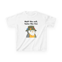 Load image into Gallery viewer, Half the Evil - Pudgy Penguins - Kids Heavy Cotton Tee
