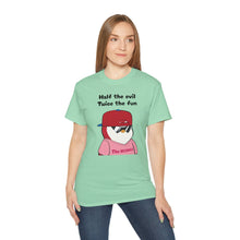 Load image into Gallery viewer, Half the Evil - Pudgy Penguins - Unisex T-Shirt
