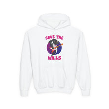 Load image into Gallery viewer, Save the Wails - Youth Heavy Blend Hooded Sweatshirt
