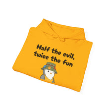 Load image into Gallery viewer, Half the Evil - Pudgy Penguins - Unisex Hooded Sweatshirt
