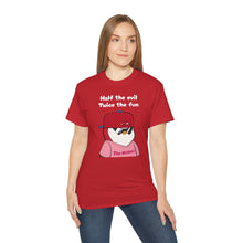 Load image into Gallery viewer, Half the Evil - Pudgy Penguins - Unisex T-Shirt
