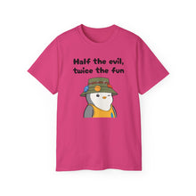 Load image into Gallery viewer, Half the Evil - Pudgy Penguins - Unisex Ultra Cotton Tee
