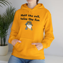 Load image into Gallery viewer, Half the Evil - Pudgy Penguins - Unisex Hooded Sweatshirt
