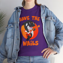 Load image into Gallery viewer, Save the Wails - Unisex Heavy Cotton Tee
