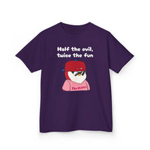 Load image into Gallery viewer, Half the Evil - Pudgy Penguins - Kids Heavy Cotton Tee
