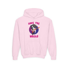 Load image into Gallery viewer, Save the Wails - Youth Heavy Blend Hooded Sweatshirt
