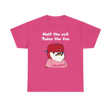 Load image into Gallery viewer, Half the Evil - Pudgy Penguins - Unisex Heavy Cotton Tee
