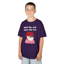 Load image into Gallery viewer, Half the Evil - Pudgy Penguins - Kids Heavy Cotton Tee

