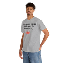 Load image into Gallery viewer, Vitamin IQ - Unisex Heavy Cotton Tee
