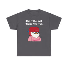Load image into Gallery viewer, Half the Evil - Pudgy Penguins - Unisex Heavy Cotton Tee
