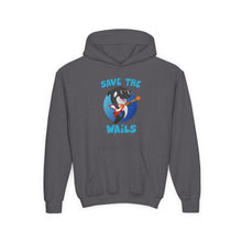 Load image into Gallery viewer, Save the Wails - Youth Heavy Blend Hooded Sweatshirt
