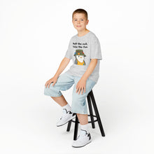 Load image into Gallery viewer, Half the Evil - Pudgy Penguins - Kids Heavy Cotton Tee
