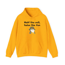 Load image into Gallery viewer, Half the Evil - Pudgy Penguins - Unisex Hooded Sweatshirt
