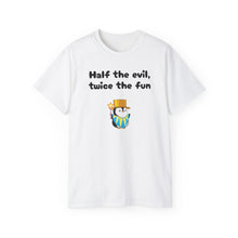 Load image into Gallery viewer, Half the Evil - Lil Pudgys - Unisex Ultra Cotton Tee
