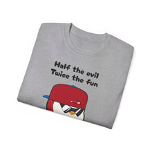 Load image into Gallery viewer, Half the Evil - Pudgy Penguins - Unisex T-Shirt
