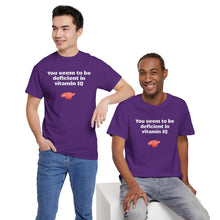 Load image into Gallery viewer, Vitamin IQ - Unisex Heavy Cotton Tee
