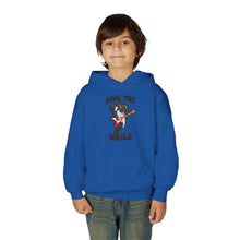 Load image into Gallery viewer, Save the Wails - Youth Heavy Blend Hooded Sweatshirt
