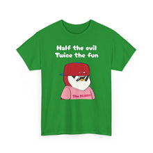 Load image into Gallery viewer, Half the Evil - Pudgy Penguins - Unisex Heavy Cotton Tee

