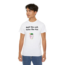 Load image into Gallery viewer, Half the Evil - Lil Pudgys - Unisex Ultra Cotton Tee
