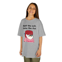 Load image into Gallery viewer, Half the Evil - Pudgy Penguins - Kids Heavy Cotton Tee
