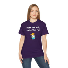 Load image into Gallery viewer, Half the Evil - Lil Pudgys - Unisex Ultra Cotton Tee
