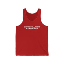 Load image into Gallery viewer, Lifting Flirt - Unisex Jersey Tank
