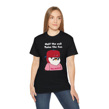 Load image into Gallery viewer, Half the Evil - Pudgy Penguins - Unisex T-Shirt
