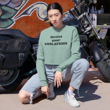 Load image into Gallery viewer, ENSLAVIORS - Empowerment Cropped Sweatshirt - Perfect for Casual Wear, Activism, Self-Expression, Gifts, and Everyday Comfort
