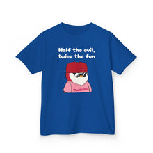 Load image into Gallery viewer, Half the Evil - Pudgy Penguins - Kids Heavy Cotton Tee
