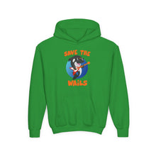 Load image into Gallery viewer, Save the Wails - Youth Heavy Blend Hooded Sweatshirt
