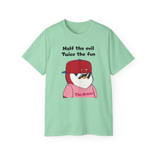 Load image into Gallery viewer, Half the Evil - Pudgy Penguins - Unisex T-Shirt
