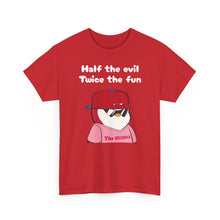 Load image into Gallery viewer, Half the Evil - Pudgy Penguins - Unisex Heavy Cotton Tee
