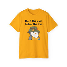 Load image into Gallery viewer, Half the Evil - Pudgy Penguins - Unisex Ultra Cotton Tee
