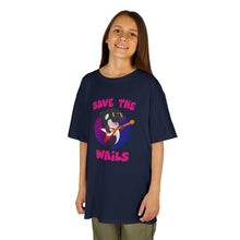 Load image into Gallery viewer, Save the Wails - Kids Heavy Cotton Tee
