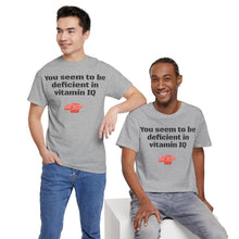 Load image into Gallery viewer, Vitamin IQ - Unisex Heavy Cotton Tee
