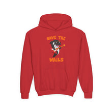 Load image into Gallery viewer, Save the Wails - Youth Heavy Blend Hooded Sweatshirt
