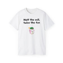 Load image into Gallery viewer, Half the Evil - Lil Pudgys - Unisex Ultra Cotton Tee
