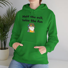 Load image into Gallery viewer, Half the Evil - Pudgy Penguins - Unisex Hooded Sweatshirt
