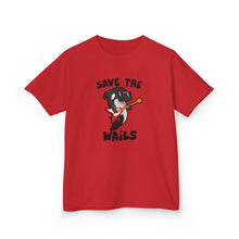 Load image into Gallery viewer, Save the Wails - Kids Heavy Cotton Tee
