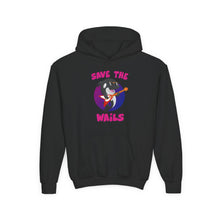 Load image into Gallery viewer, Save the Wails - Youth Heavy Blend Hooded Sweatshirt
