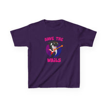 Load image into Gallery viewer, Save the Wails - Kids Heavy Cotton Tee
