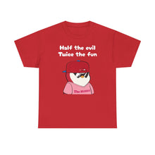Load image into Gallery viewer, Half the Evil - Pudgy Penguins - Unisex Heavy Cotton Tee
