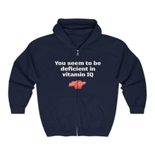 Load image into Gallery viewer, Vitamin IQ - Unisex Heavy Blend™ Full Zip Hooded Sweatshirt
