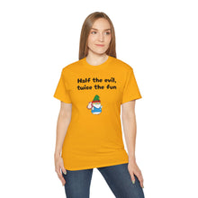 Load image into Gallery viewer, Half the Evil - Lil Pudgys - Unisex Ultra Cotton Tee
