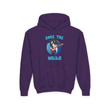 Load image into Gallery viewer, Save the Wails - Youth Heavy Blend Hooded Sweatshirt
