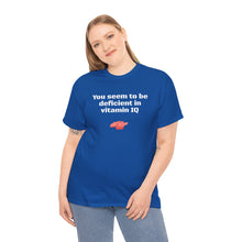 Load image into Gallery viewer, Vitamin IQ - Unisex Heavy Cotton Tee
