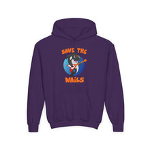 Load image into Gallery viewer, Save the Wails - Youth Heavy Blend Hooded Sweatshirt
