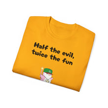 Load image into Gallery viewer, Half the Evil - Lil Pudgys - Unisex Ultra Cotton Tee
