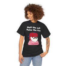Load image into Gallery viewer, Half the Evil - Pudgy Penguins - Unisex Heavy Cotton Tee
